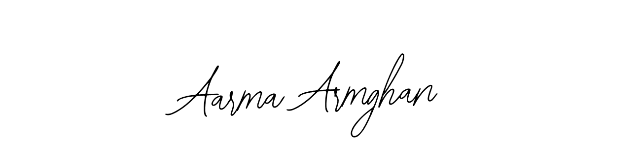 You should practise on your own different ways (Bearetta-2O07w) to write your name (Aarma Armghan) in signature. don't let someone else do it for you. Aarma Armghan signature style 12 images and pictures png