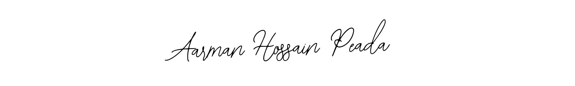 Make a short Aarman Hossain Peada signature style. Manage your documents anywhere anytime using Bearetta-2O07w. Create and add eSignatures, submit forms, share and send files easily. Aarman Hossain Peada signature style 12 images and pictures png