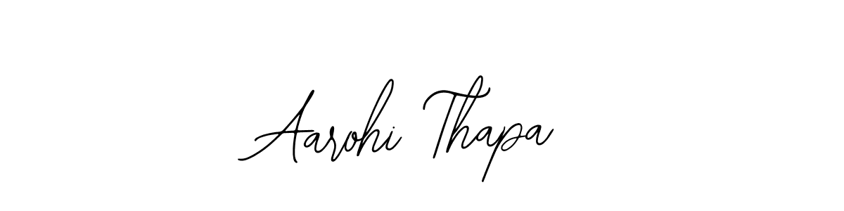 Also we have Aarohi Thapa name is the best signature style. Create professional handwritten signature collection using Bearetta-2O07w autograph style. Aarohi Thapa signature style 12 images and pictures png