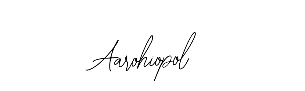 Also You can easily find your signature by using the search form. We will create Aarohiopol name handwritten signature images for you free of cost using Bearetta-2O07w sign style. Aarohiopol signature style 12 images and pictures png