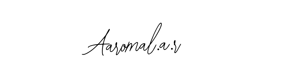 Design your own signature with our free online signature maker. With this signature software, you can create a handwritten (Bearetta-2O07w) signature for name Aaromal.a.r. Aaromal.a.r signature style 12 images and pictures png