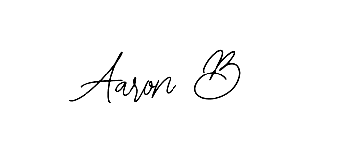 The best way (Bearetta-2O07w) to make a short signature is to pick only two or three words in your name. The name Aaron B include a total of six letters. For converting this name. Aaron B signature style 12 images and pictures png