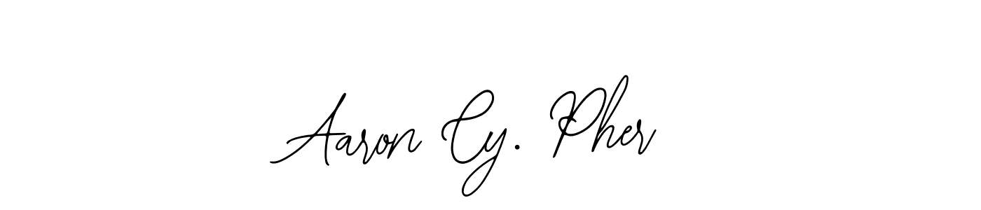 Make a beautiful signature design for name Aaron Cy. Pher. With this signature (Bearetta-2O07w) style, you can create a handwritten signature for free. Aaron Cy. Pher signature style 12 images and pictures png