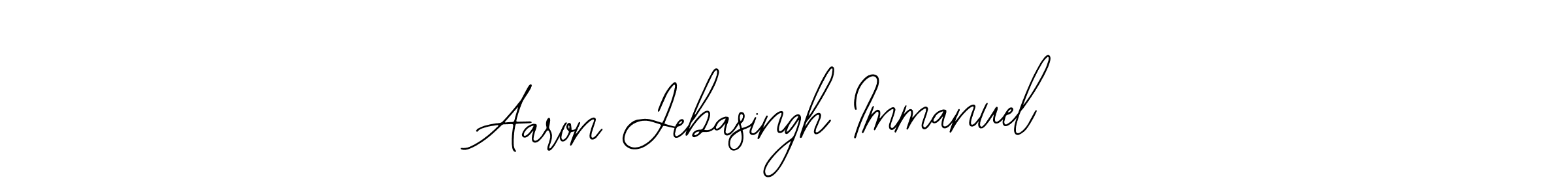 Make a beautiful signature design for name Aaron Jebasingh Immanuel. Use this online signature maker to create a handwritten signature for free. Aaron Jebasingh Immanuel signature style 12 images and pictures png
