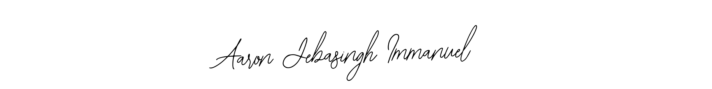 How to Draw Aaron Jebasingh Immanuel signature style? Bearetta-2O07w is a latest design signature styles for name Aaron Jebasingh Immanuel. Aaron Jebasingh Immanuel signature style 12 images and pictures png