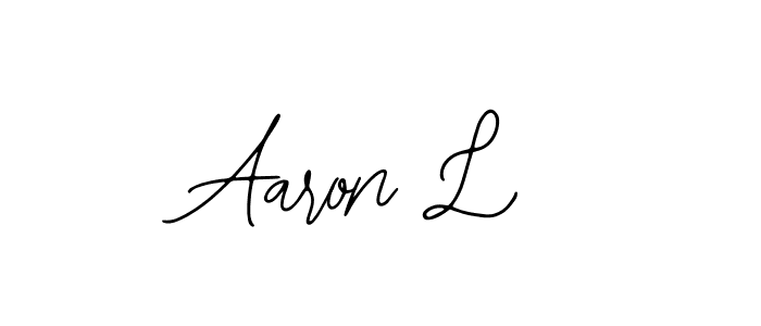 How to Draw Aaron L signature style? Bearetta-2O07w is a latest design signature styles for name Aaron L. Aaron L signature style 12 images and pictures png