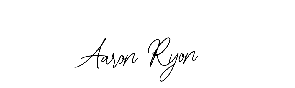 How to make Aaron Ryon signature? Bearetta-2O07w is a professional autograph style. Create handwritten signature for Aaron Ryon name. Aaron Ryon signature style 12 images and pictures png