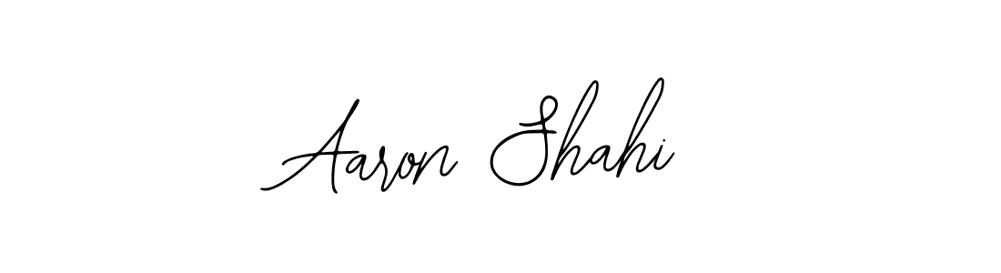 You should practise on your own different ways (Bearetta-2O07w) to write your name (Aaron Shahi) in signature. don't let someone else do it for you. Aaron Shahi signature style 12 images and pictures png