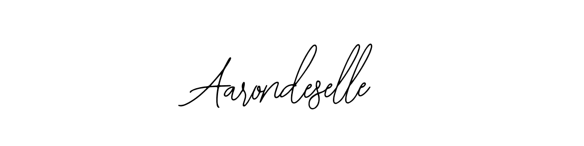 Aarondeselle stylish signature style. Best Handwritten Sign (Bearetta-2O07w) for my name. Handwritten Signature Collection Ideas for my name Aarondeselle. Aarondeselle signature style 12 images and pictures png