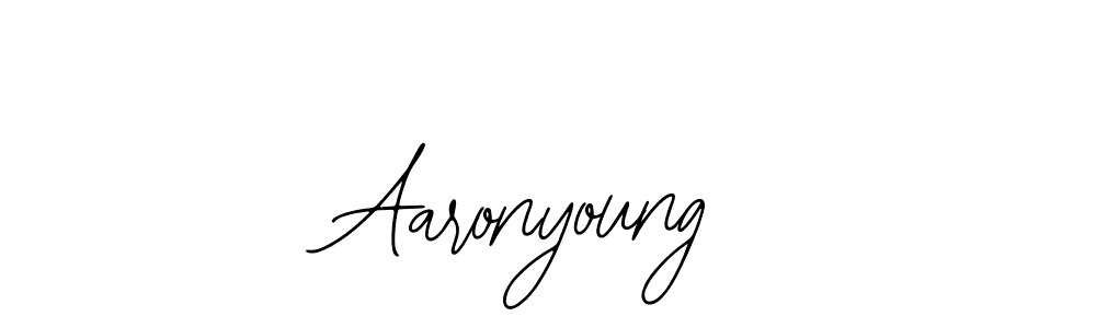 Make a beautiful signature design for name Aaronyoung. Use this online signature maker to create a handwritten signature for free. Aaronyoung signature style 12 images and pictures png