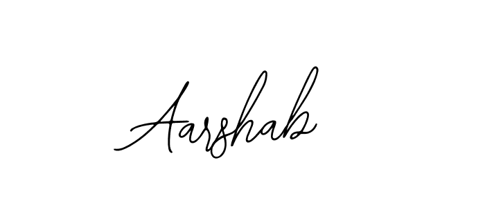 Also we have Aarshab name is the best signature style. Create professional handwritten signature collection using Bearetta-2O07w autograph style. Aarshab signature style 12 images and pictures png