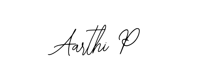 It looks lik you need a new signature style for name Aarthi P. Design unique handwritten (Bearetta-2O07w) signature with our free signature maker in just a few clicks. Aarthi P signature style 12 images and pictures png