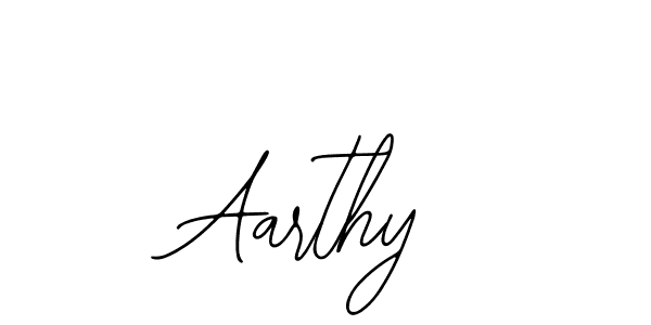 Aarthy stylish signature style. Best Handwritten Sign (Bearetta-2O07w) for my name. Handwritten Signature Collection Ideas for my name Aarthy. Aarthy signature style 12 images and pictures png