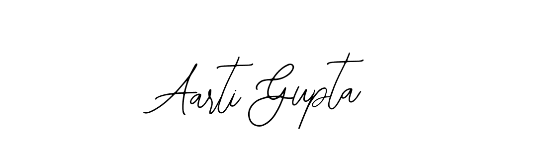 You should practise on your own different ways (Bearetta-2O07w) to write your name (Aarti Gupta) in signature. don't let someone else do it for you. Aarti Gupta signature style 12 images and pictures png