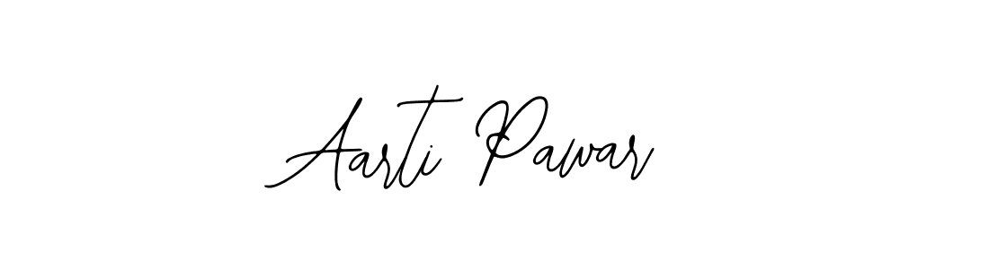 How to make Aarti Pawar name signature. Use Bearetta-2O07w style for creating short signs online. This is the latest handwritten sign. Aarti Pawar signature style 12 images and pictures png