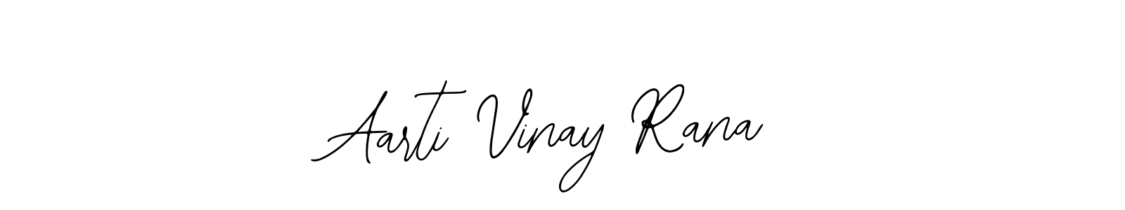 Bearetta-2O07w is a professional signature style that is perfect for those who want to add a touch of class to their signature. It is also a great choice for those who want to make their signature more unique. Get Aarti Vinay Rana name to fancy signature for free. Aarti Vinay Rana signature style 12 images and pictures png