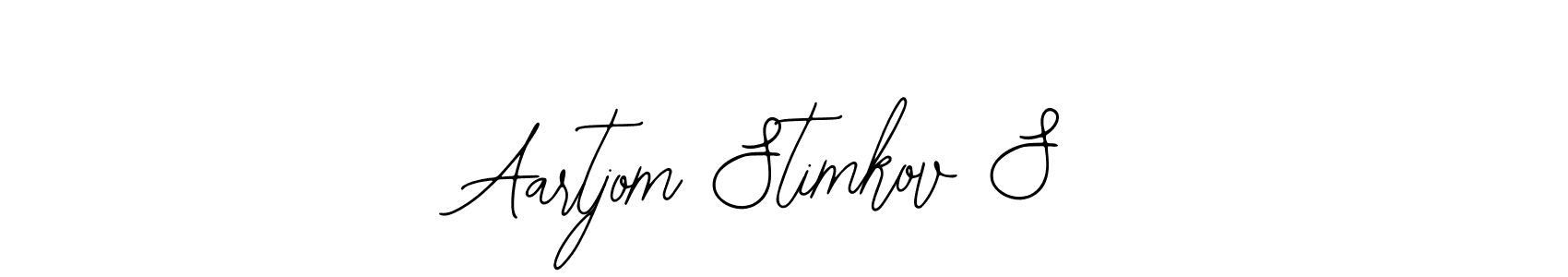 How to make Aartjom Stimkov S name signature. Use Bearetta-2O07w style for creating short signs online. This is the latest handwritten sign. Aartjom Stimkov S signature style 12 images and pictures png