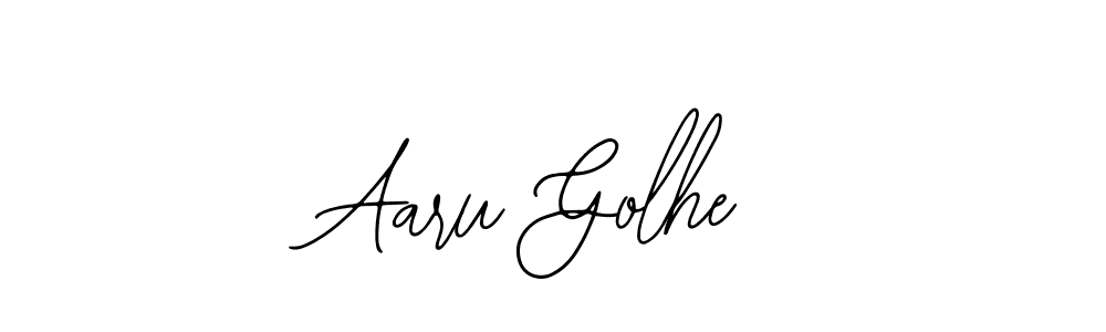 Design your own signature with our free online signature maker. With this signature software, you can create a handwritten (Bearetta-2O07w) signature for name Aaru Golhe. Aaru Golhe signature style 12 images and pictures png