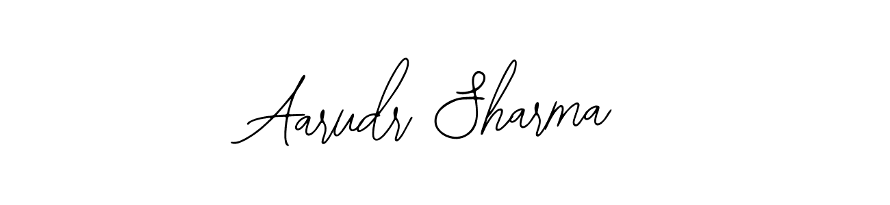 Aarudr Sharma stylish signature style. Best Handwritten Sign (Bearetta-2O07w) for my name. Handwritten Signature Collection Ideas for my name Aarudr Sharma. Aarudr Sharma signature style 12 images and pictures png
