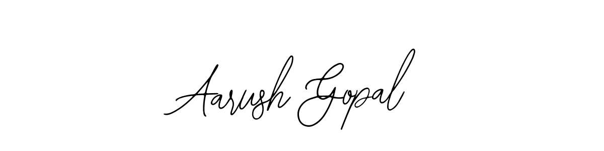 if you are searching for the best signature style for your name Aarush Gopal. so please give up your signature search. here we have designed multiple signature styles  using Bearetta-2O07w. Aarush Gopal signature style 12 images and pictures png