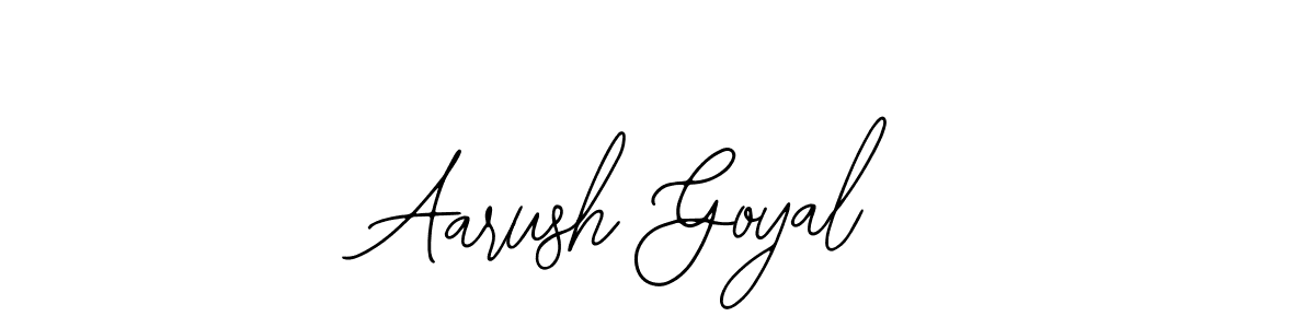 Also we have Aarush Goyal name is the best signature style. Create professional handwritten signature collection using Bearetta-2O07w autograph style. Aarush Goyal signature style 12 images and pictures png