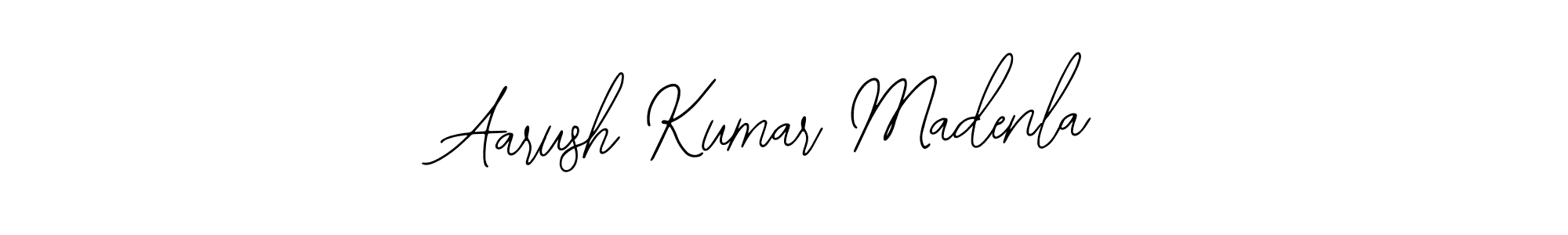 You should practise on your own different ways (Bearetta-2O07w) to write your name (Aarush Kumar Madenla) in signature. don't let someone else do it for you. Aarush Kumar Madenla signature style 12 images and pictures png