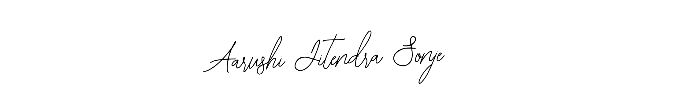 Create a beautiful signature design for name Aarushi Jitendra Sonje. With this signature (Bearetta-2O07w) fonts, you can make a handwritten signature for free. Aarushi Jitendra Sonje signature style 12 images and pictures png