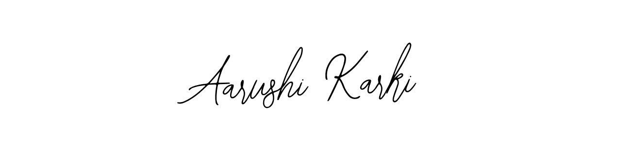 Similarly Bearetta-2O07w is the best handwritten signature design. Signature creator online .You can use it as an online autograph creator for name Aarushi Karki. Aarushi Karki signature style 12 images and pictures png