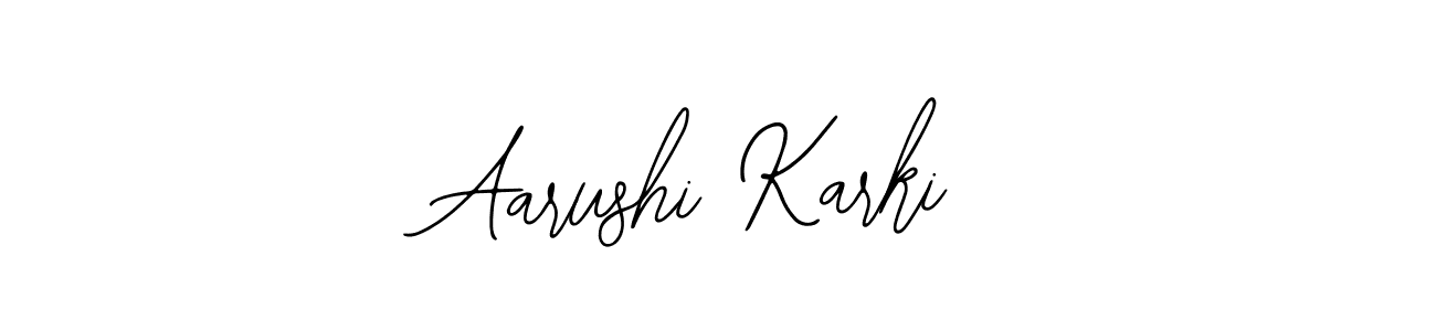 Make a beautiful signature design for name Aarushi Karki. With this signature (Bearetta-2O07w) style, you can create a handwritten signature for free. Aarushi Karki signature style 12 images and pictures png