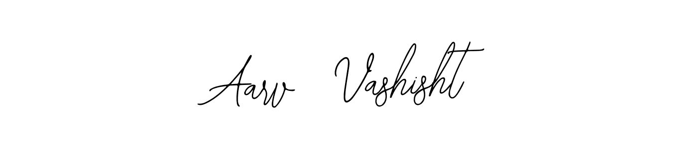 This is the best signature style for the Aarv  Vashisht name. Also you like these signature font (Bearetta-2O07w). Mix name signature. Aarv  Vashisht signature style 12 images and pictures png