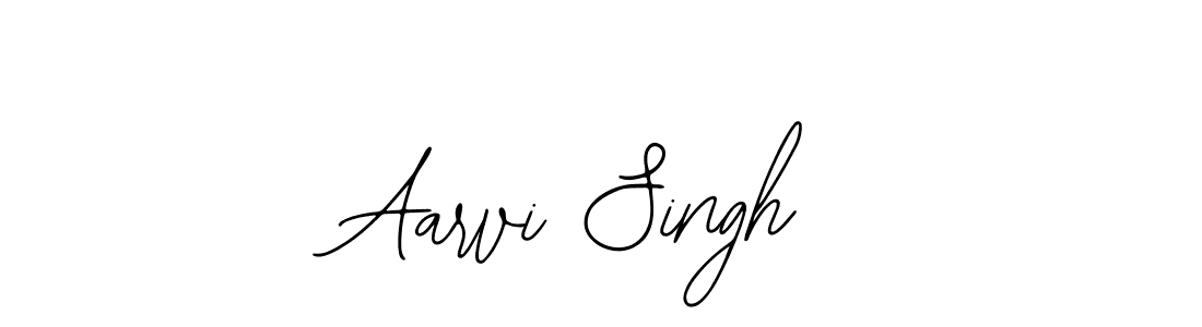 How to make Aarvi Singh name signature. Use Bearetta-2O07w style for creating short signs online. This is the latest handwritten sign. Aarvi Singh signature style 12 images and pictures png