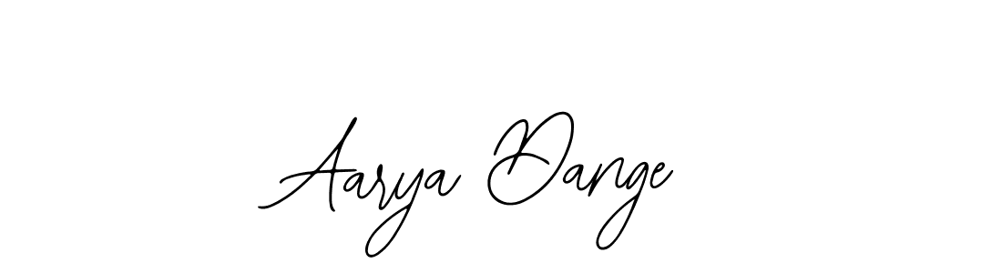 Use a signature maker to create a handwritten signature online. With this signature software, you can design (Bearetta-2O07w) your own signature for name Aarya Dange. Aarya Dange signature style 12 images and pictures png