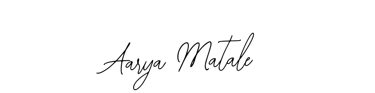 How to make Aarya Matale signature? Bearetta-2O07w is a professional autograph style. Create handwritten signature for Aarya Matale name. Aarya Matale signature style 12 images and pictures png