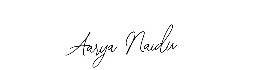 You should practise on your own different ways (Bearetta-2O07w) to write your name (Aarya Naidu) in signature. don't let someone else do it for you. Aarya Naidu signature style 12 images and pictures png