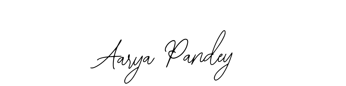 How to make Aarya Pandey name signature. Use Bearetta-2O07w style for creating short signs online. This is the latest handwritten sign. Aarya Pandey signature style 12 images and pictures png