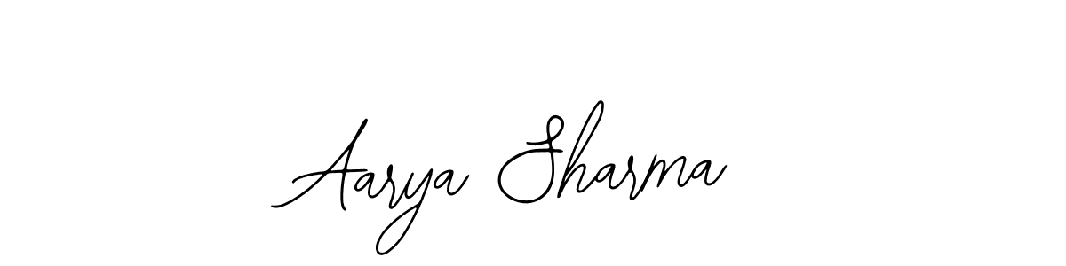 Similarly Bearetta-2O07w is the best handwritten signature design. Signature creator online .You can use it as an online autograph creator for name Aarya Sharma. Aarya Sharma signature style 12 images and pictures png