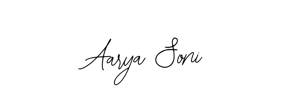 Make a beautiful signature design for name Aarya Soni. With this signature (Bearetta-2O07w) style, you can create a handwritten signature for free. Aarya Soni signature style 12 images and pictures png