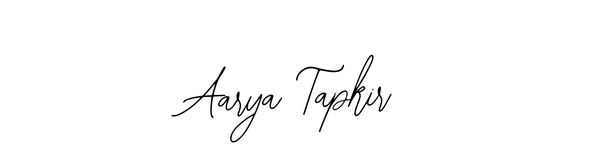 Similarly Bearetta-2O07w is the best handwritten signature design. Signature creator online .You can use it as an online autograph creator for name Aarya Tapkir. Aarya Tapkir signature style 12 images and pictures png
