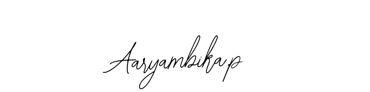 How to Draw Aaryambika.p signature style? Bearetta-2O07w is a latest design signature styles for name Aaryambika.p. Aaryambika.p signature style 12 images and pictures png