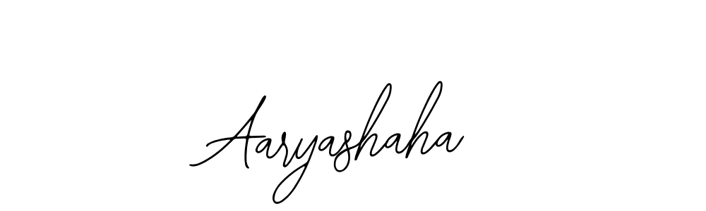 Aaryashaha stylish signature style. Best Handwritten Sign (Bearetta-2O07w) for my name. Handwritten Signature Collection Ideas for my name Aaryashaha. Aaryashaha signature style 12 images and pictures png