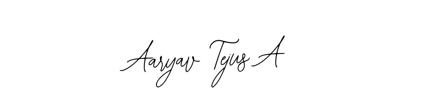 Make a beautiful signature design for name Aaryav Tejus A. With this signature (Bearetta-2O07w) style, you can create a handwritten signature for free. Aaryav Tejus A signature style 12 images and pictures png