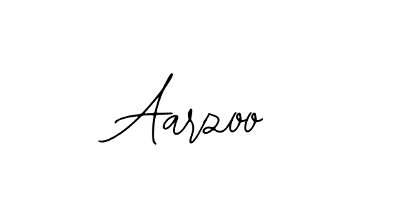 How to make Aarzoo name signature. Use Bearetta-2O07w style for creating short signs online. This is the latest handwritten sign. Aarzoo signature style 12 images and pictures png