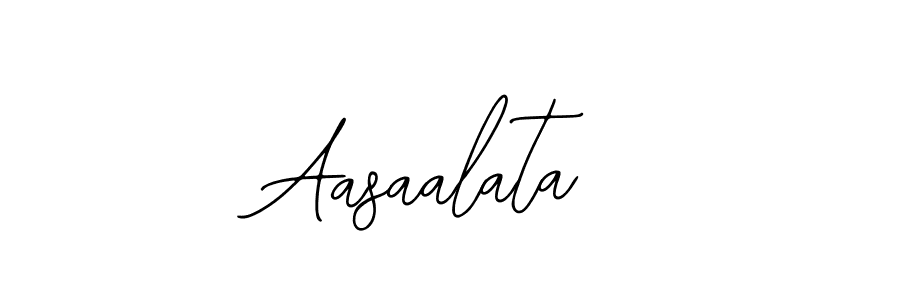Make a beautiful signature design for name Aasaalata. Use this online signature maker to create a handwritten signature for free. Aasaalata signature style 12 images and pictures png