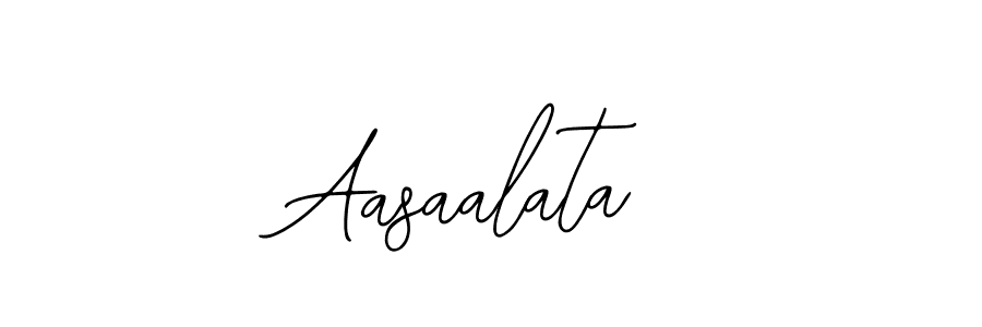 How to make Aasaalata signature? Bearetta-2O07w is a professional autograph style. Create handwritten signature for Aasaalata name. Aasaalata signature style 12 images and pictures png