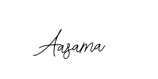 Design your own signature with our free online signature maker. With this signature software, you can create a handwritten (Bearetta-2O07w) signature for name Aasama. Aasama signature style 12 images and pictures png