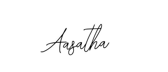 if you are searching for the best signature style for your name Aasatha. so please give up your signature search. here we have designed multiple signature styles  using Bearetta-2O07w. Aasatha signature style 12 images and pictures png