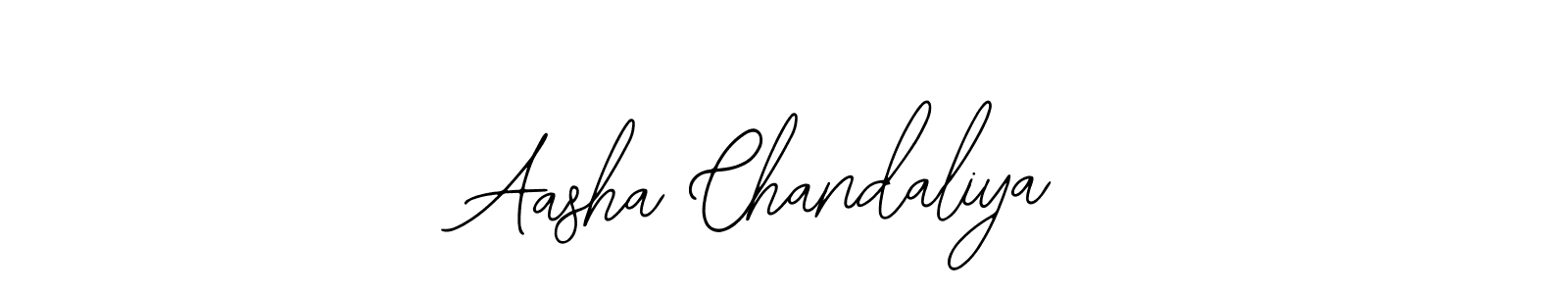 Also You can easily find your signature by using the search form. We will create Aasha Chandaliya name handwritten signature images for you free of cost using Bearetta-2O07w sign style. Aasha Chandaliya signature style 12 images and pictures png