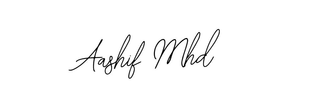 Design your own signature with our free online signature maker. With this signature software, you can create a handwritten (Bearetta-2O07w) signature for name Aashif Mhd. Aashif Mhd signature style 12 images and pictures png