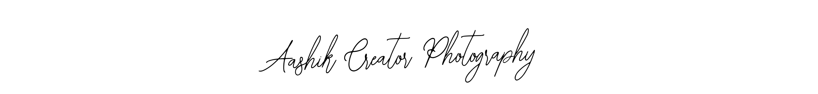 How to make Aashik Creator Photography signature? Bearetta-2O07w is a professional autograph style. Create handwritten signature for Aashik Creator Photography name. Aashik Creator Photography signature style 12 images and pictures png