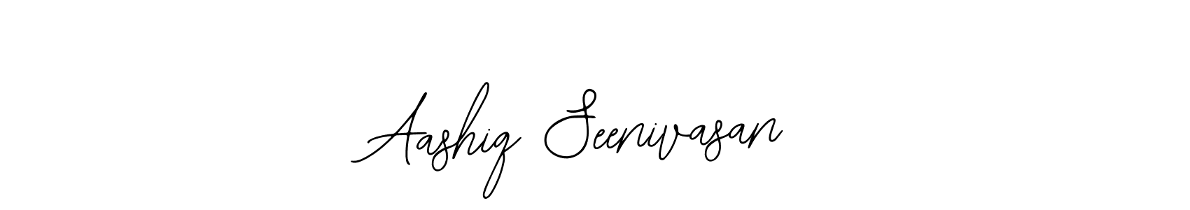 Aashiq Seenivasan stylish signature style. Best Handwritten Sign (Bearetta-2O07w) for my name. Handwritten Signature Collection Ideas for my name Aashiq Seenivasan. Aashiq Seenivasan signature style 12 images and pictures png